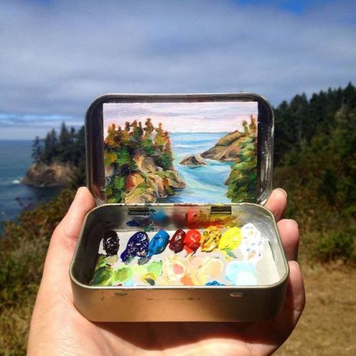 culturenlifestyle - Stunning Miniature Landscape Paintings on...