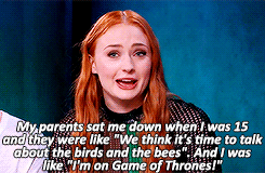 blondiepoison - Sophie Turner↳ I think because I’m so close with...