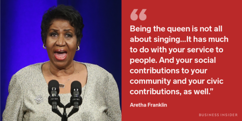 businessinsider - Aretha Franklin’s most inspirational quotes on...