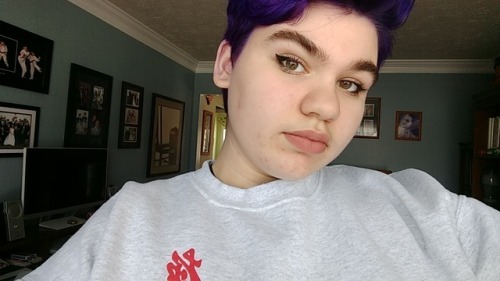 So I’m purple now 