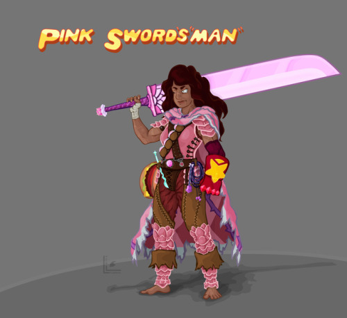 Gutsvonnie, The Pink Sword’s”Man”It’s Stevonnie as Guts.  You...