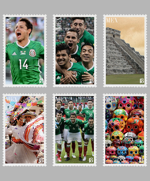 cincoquinas:The World Cup in Stamps: MexicoGracias México