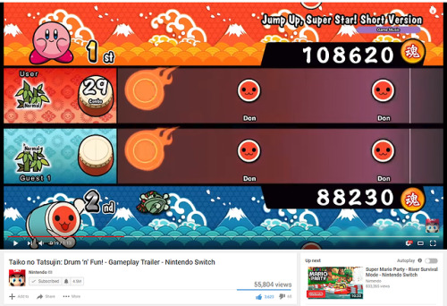 space-dandy - clippy - nintendo uploaded a trailer for the taiko...