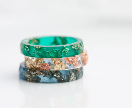 sosuperawesome - Resin stacking rings by daimblond