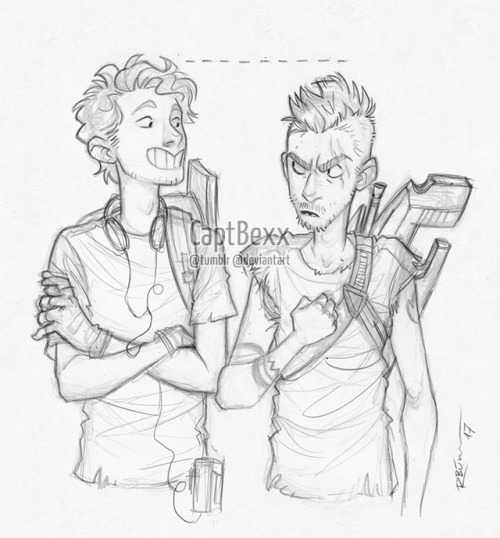 captbexx - Some older sketches of Peter and Kraglin. - DI will...