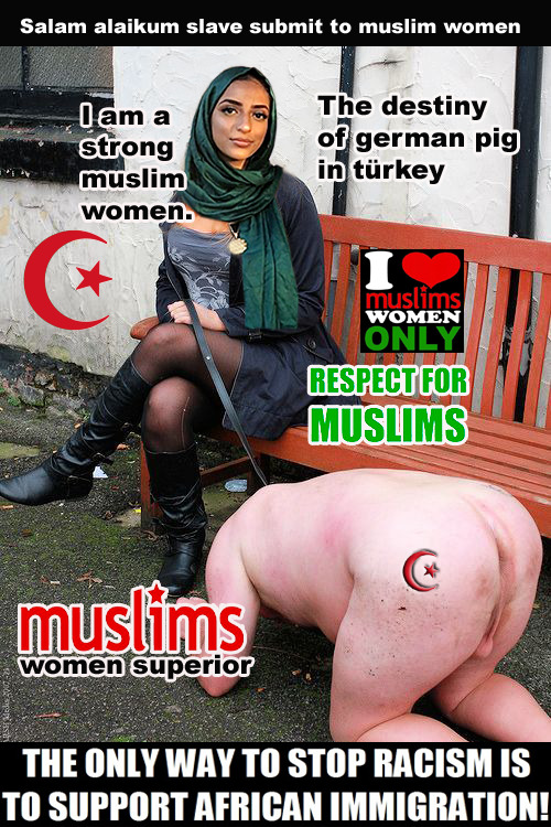 German slave pig under muslim women rule in turkey