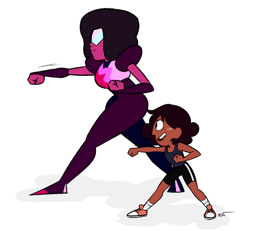 Anon request for connie and garnet boxing.

 sorry its kinda late, i had family stuff to do all of christmas and new years.