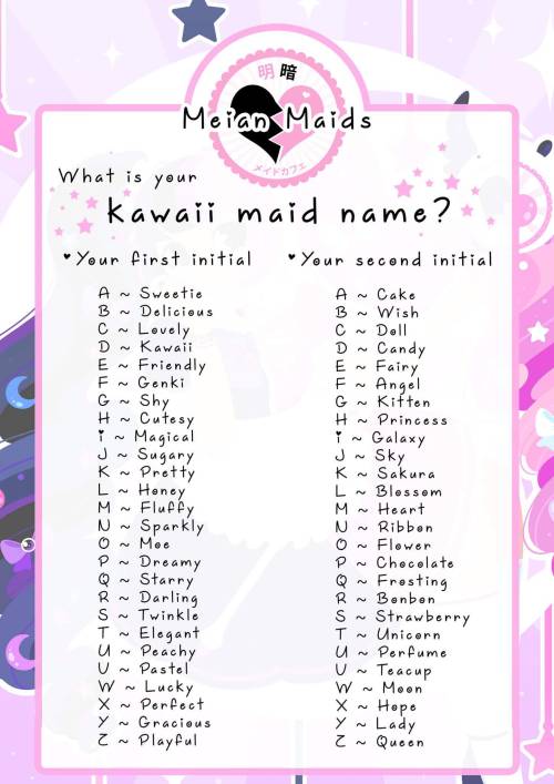 kawaii names Tumblr | diy craft tv