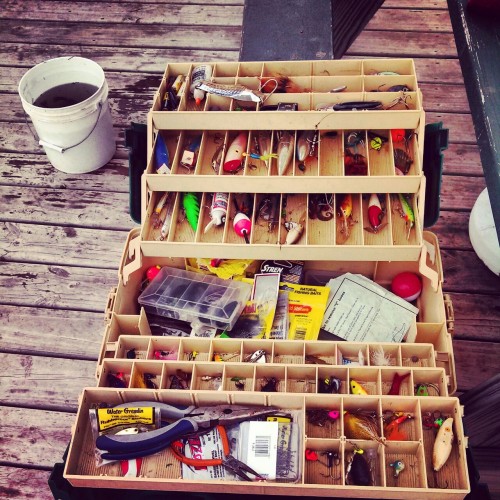 I have the same tackle box….actually two of them.