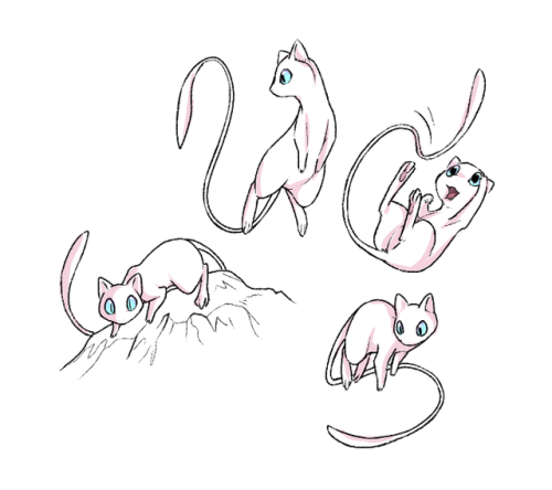 avalypuff:Just some mews with a more catlike shape~