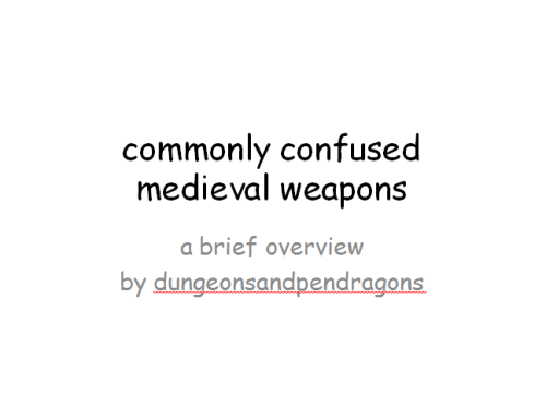 adamsforthought - dungeonsandpendragons - commonly confused...