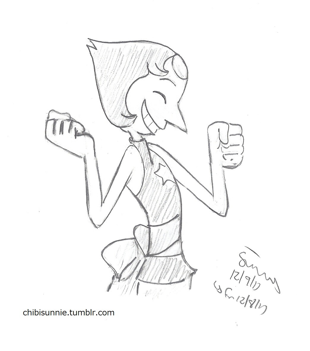 This is from December 8th 2017 and it’s Pearl from Steven Universe! ^_^