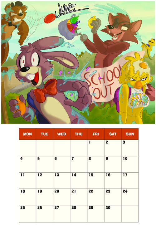 tonycrynight - Calendar time! And summer break time! ;)