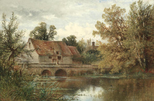 laclefdescoeurs:Barrington Mill, near Cambridge, 1881, Alfred...