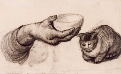 art-nimals - Vincent Van Gogh, Hand with a Bowl, and a...