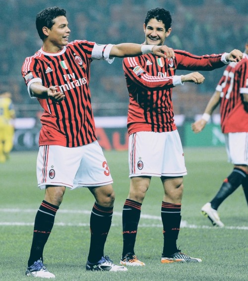 greatsofthegame - Thiago Silva and Alexandre Pato 2011Thiago...