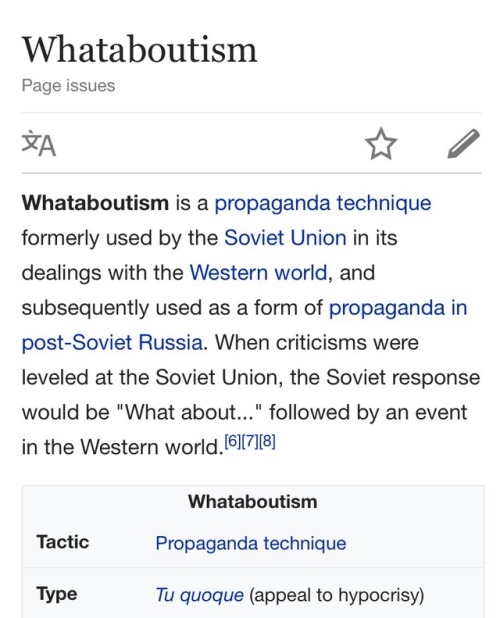 setharooni:the word of the day is whataboutism
