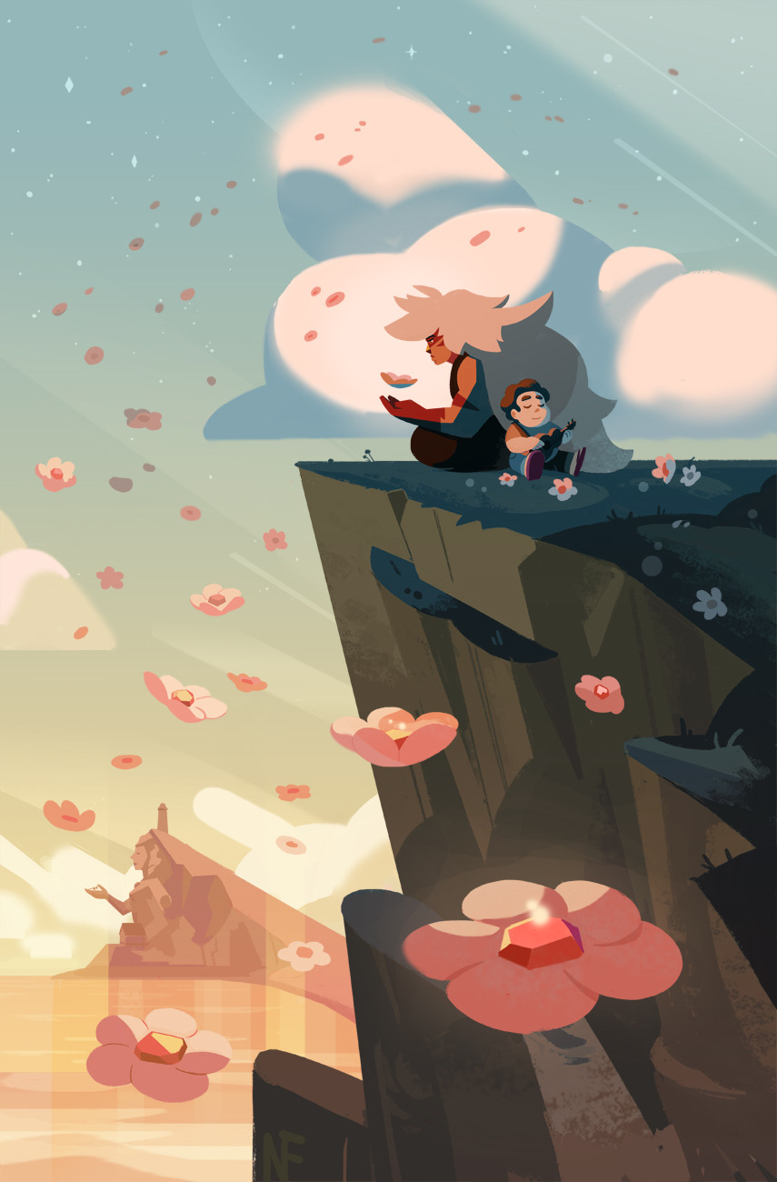 I have a feeling about those pink gem shards in roses’ moss…