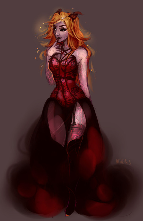 atheris-art - @redcap3‘s Succubus Emily from his fic,...