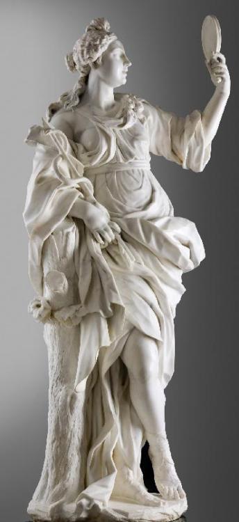 Giovanni Baratta (1670 -1747) - An allegorical pair of Italian...