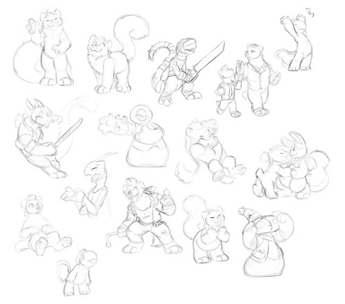 knaveofdoodles - Another sketch collection