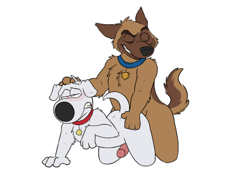 rottenrobbie:quick doodle of some cute but awful cartoon dogs