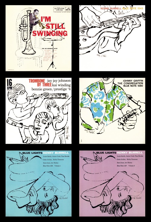 themaninthegreenshirt - Jazz album covers by Andy Warhol...