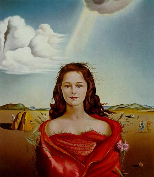 surrealism-love - Portrait of Mrs. Mary Sigall, 1948, Salvador...