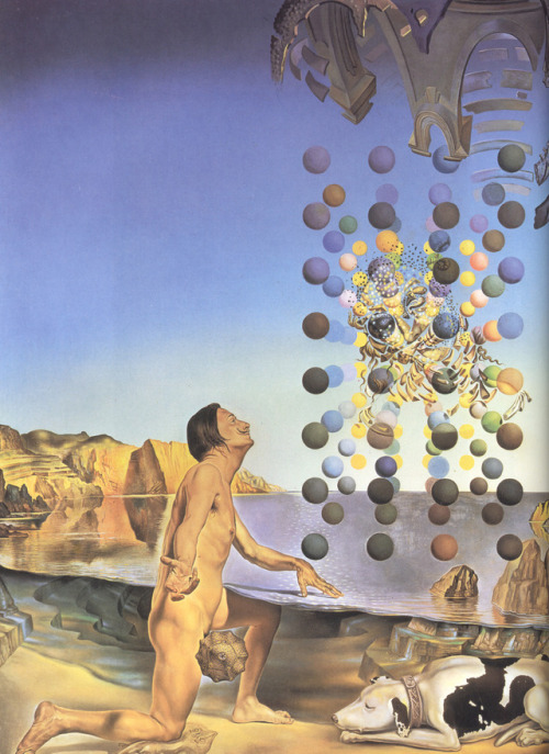 surrealism-love - Dali Nude, in Contemplation Before the Five...