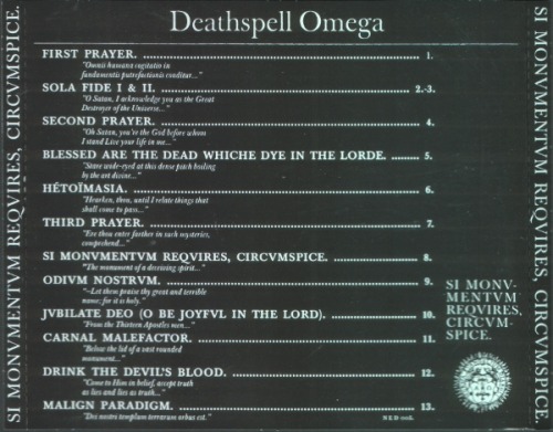 wtxch - Deathspell Omega ‎– Si Monvmentvm Reqvires, Circvmspice...