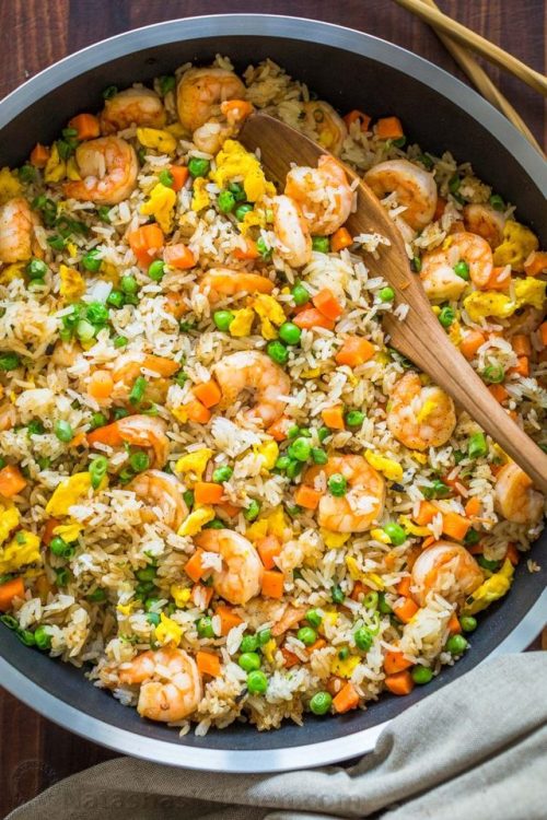foodffs:Shrimp Fried Rice RecipeFollow for recipesIs this how...