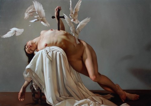 scribe4haxan - Anto Della Vergine (2015 / Oil on canvas) - Roberto...