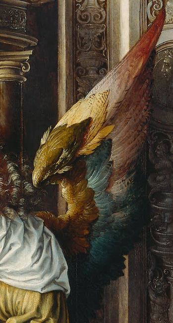 renaissance-art - Details of Angel’s Wings