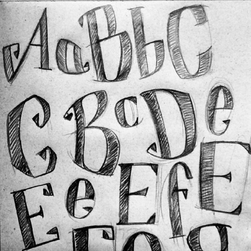 #typography #sketch