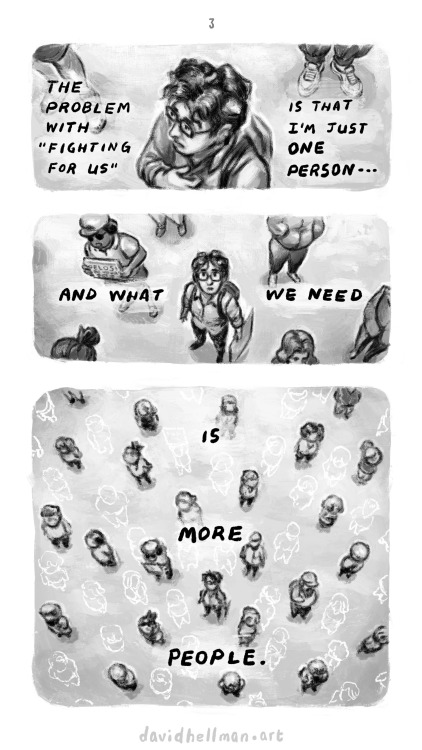 davidhellman - My comic about why we should all be activists. Made...