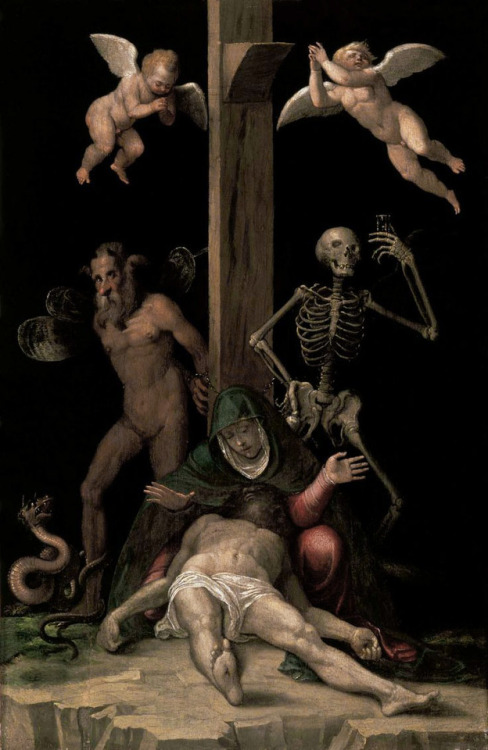 speciesbarocus - Jacopo Ligozzi - Allegory of Redemption (c....