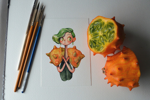 escapekit:Fruit as Characters London-based illustrator Marija...