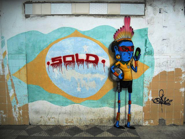 Louder than words: Brazilian graffiti clashes against the World Cup While the protests that took place during last summer’s Confederations Cup were overwhelming and affecting, recent news out of Brazil suggests that what we saw last year might have...