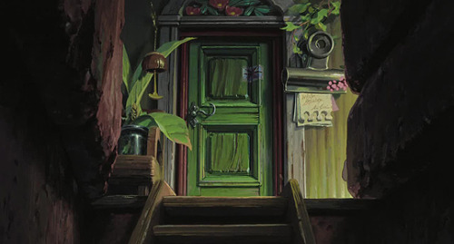 cinemamonamour - Ghibli Houses - The Borrowers’ House in Arrietty...