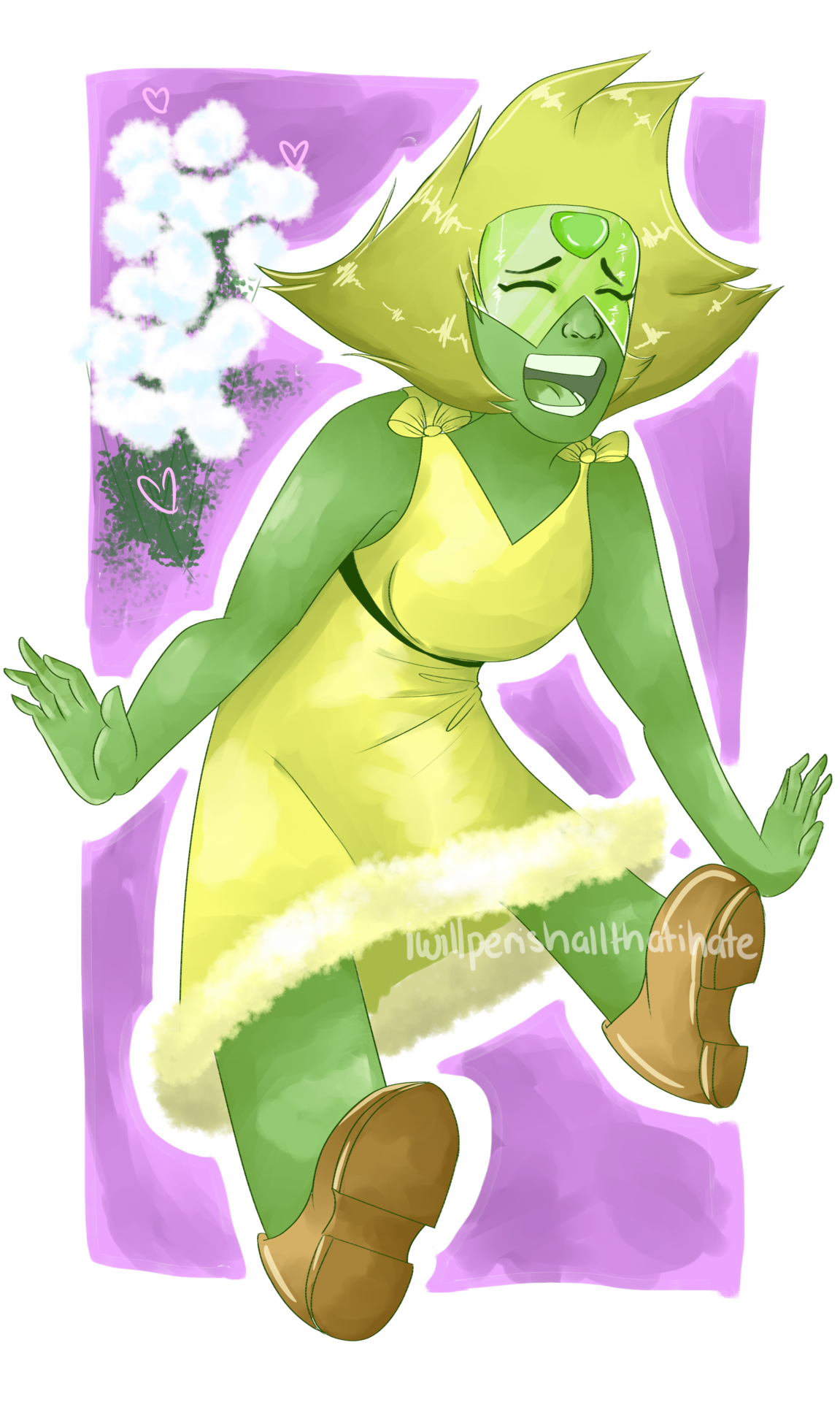 so peridot was adorable and i love her??