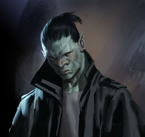 Gareth - my Shadowrun character I’ve created.