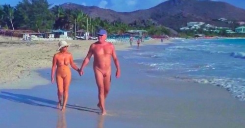 Club orient beach nude sunrise walk stroll