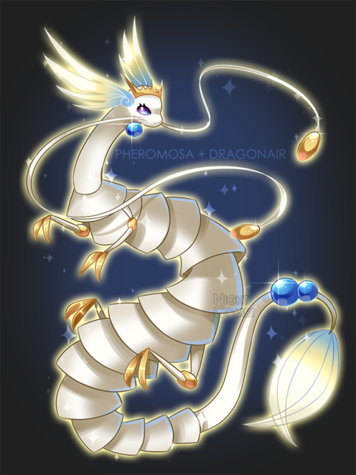 doodleblah - Pheromonair, the Dragon Goddess PokemonKartana...