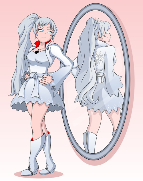 tubbytoons - A weight gain Commission of Weiss from Rwby.Image...