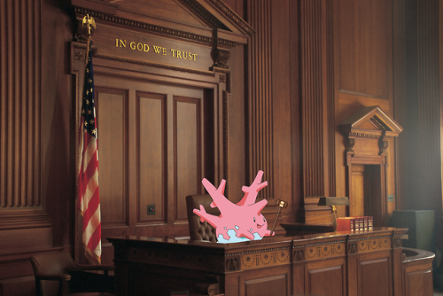 tinytheursaring:judge corsola will now sentence you for your...