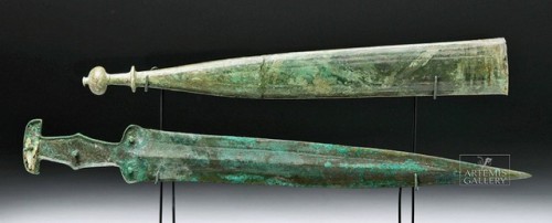 peashooter85 - Etruscan bronze sword and sheath, 900-700...