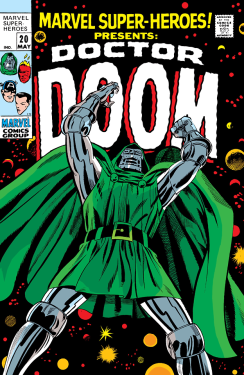 Marvel Super Heroes #20 featuring Doctor Doom, 5/1969. Later...