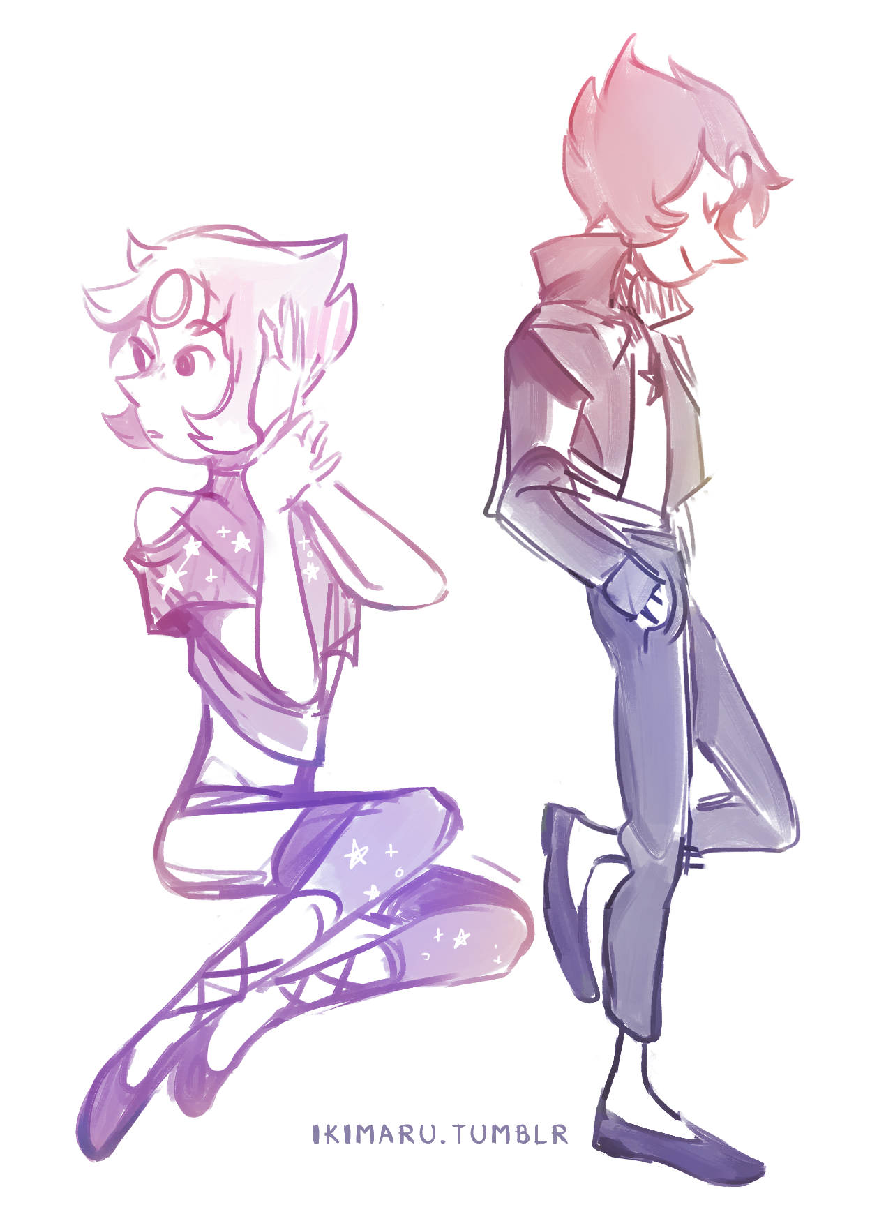 sometimes u gotta draw some Pearl (and Ame)