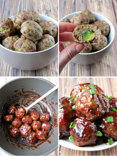guardians-of-the-food - Pork and Beef Meatballs Stuffed with...