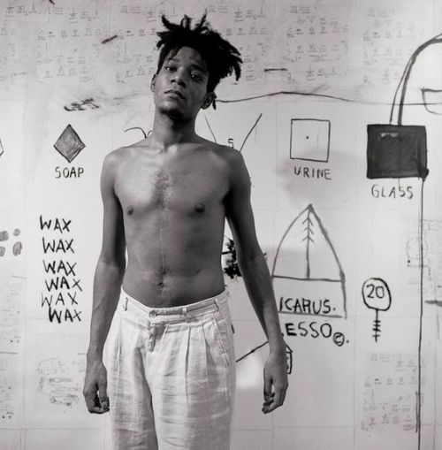 christopherbarnard - Jean-Michel Basquiat, 1986 by Sylvia Plachy